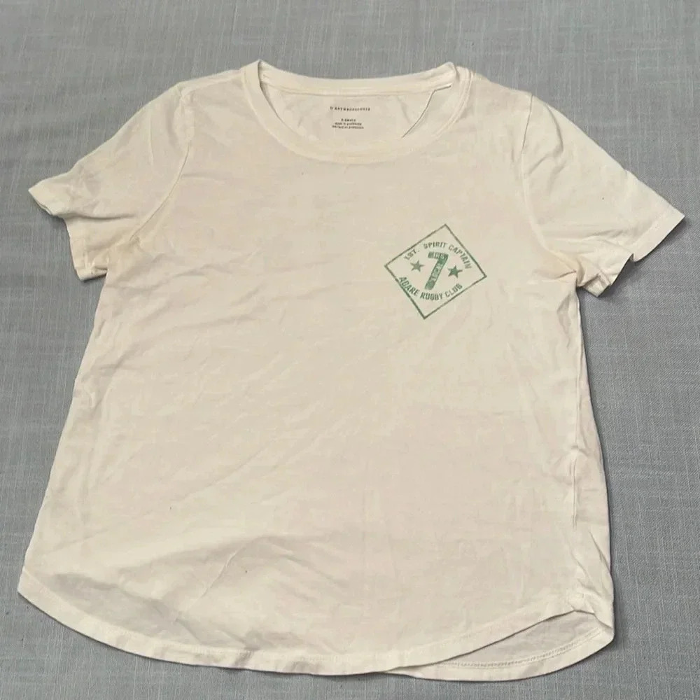 Anthropologie Adare rugby club t-shirt size x-small